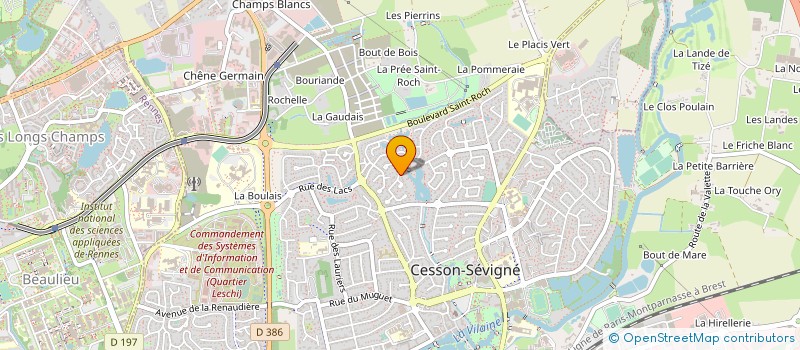 localisation de l'entreprise SCCV DU MOULIN à CESSON-SEVIGNE