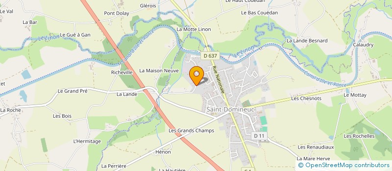 localisation de l'entreprise SCCV DU PARC à QUEBRIAC
