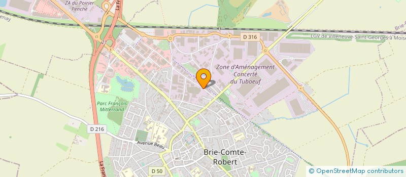 localisation de l'entreprise SCCV DU PETIT BOIS  BRIE-COMTE-ROBERT