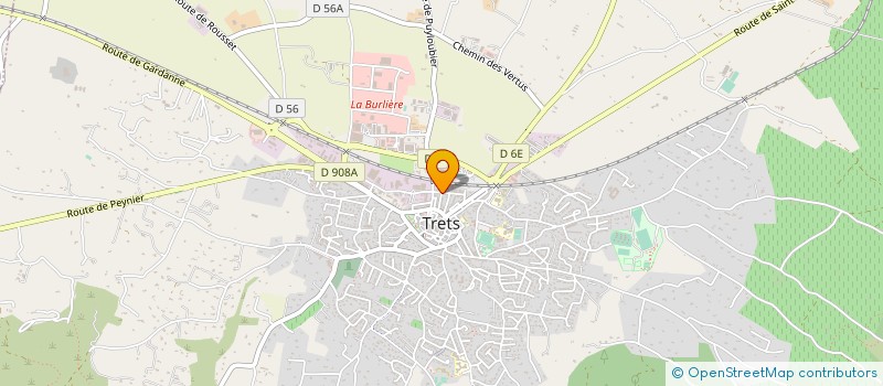 localisation de l'entreprise SCCV DU SILO à TRETS