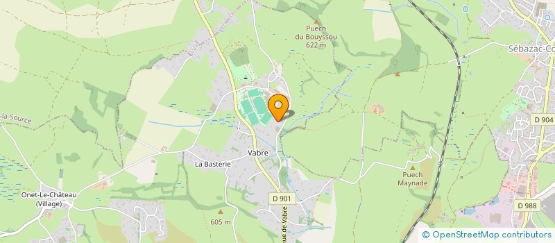 localisation de l'entreprise SCCV DU SOLEIL à ONET-LE-CHATEAU