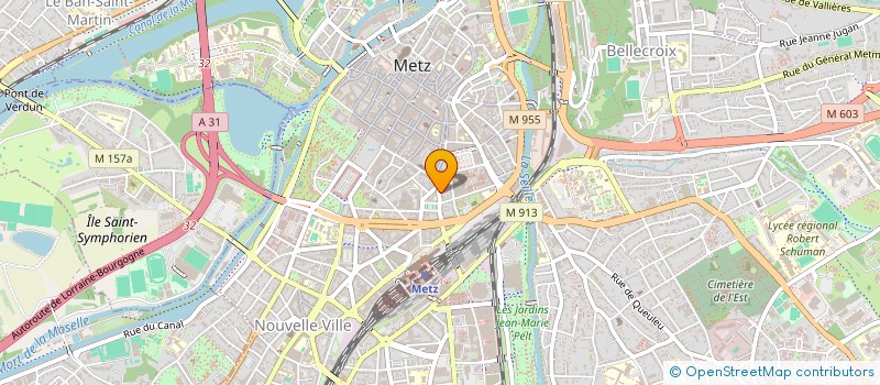 localisation de l'entreprise SCCV DU VALLON à METZ
