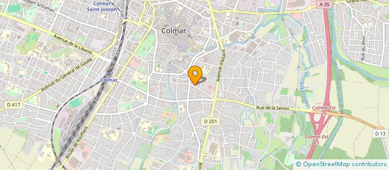 localisation de l'entreprise SCCV DU VIGNOBLE  COLMAR