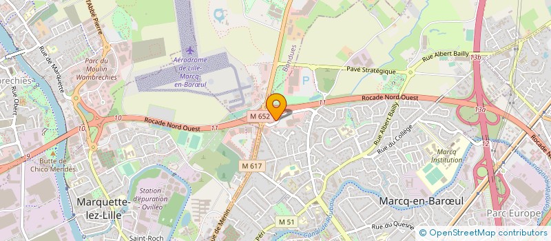 localisation de l'entreprise SCCV DU ZECART à MARCQ-EN-BARŒUL