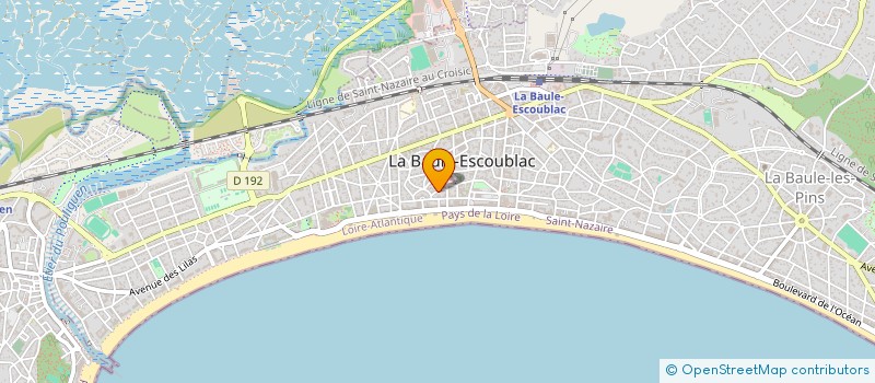 localisation de l'entreprise SCCV DUGUESCLIN I à LA BAULE-ESCOUBLAC