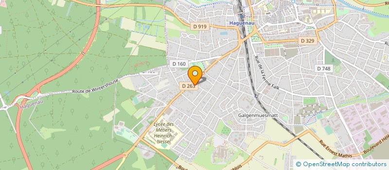 localisation de l'entreprise SCCV DUOS COEUR DE VIGNE  HAGUENAU