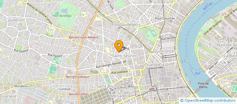 localisation de l'entreprise SCCV E2B à BORDEAUX