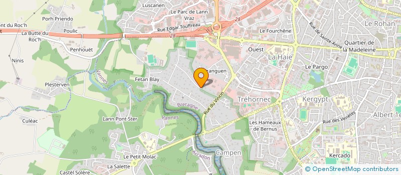 localisation de l'entreprise SCCV EDEN à VANNES