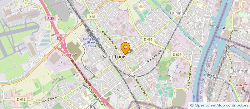 localisation de l'entreprise SCCV EFEX  SAINT-LOUIS