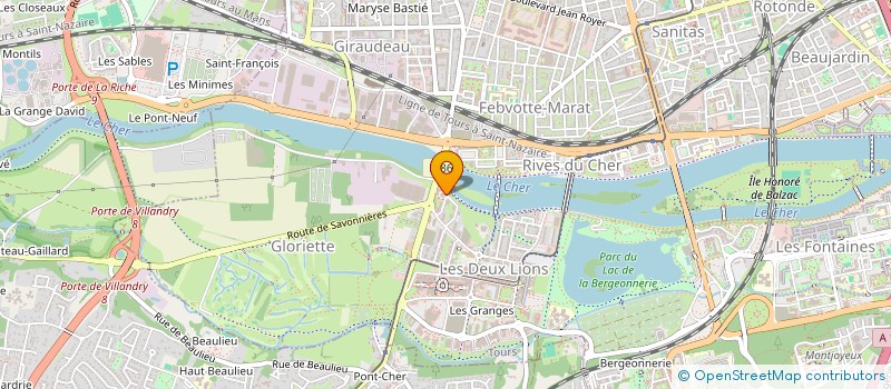 localisation de l'entreprise SCCV EGP JLT à TOURS