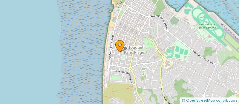 localisation de l'entreprise SCCV EL'YERNO  LE TOUQUET-PARIS-PLAGE