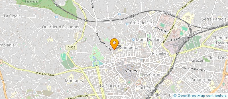 localisation de l'entreprise SCCV ELOY VINCENT à NIMES