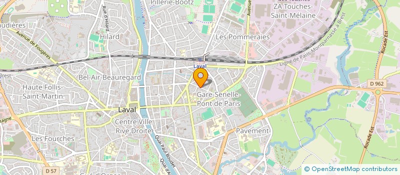 localisation de l'entreprise SCCV ELYSEE CONTADE à LAVAL