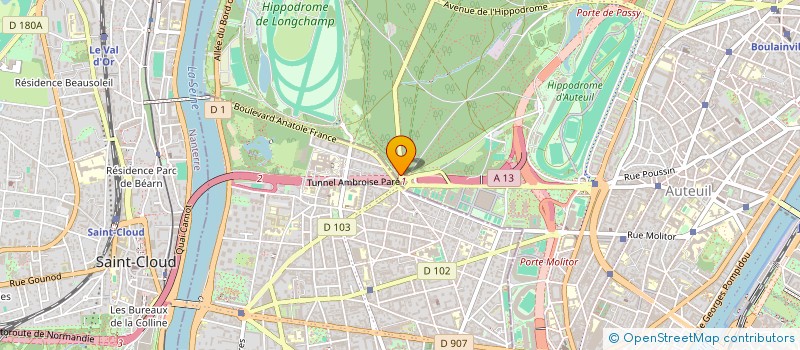 localisation de l'entreprise SCCV EMERIGE PANTIN à PARIS