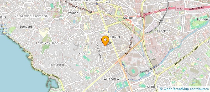 localisation de l'entreprise SCCV ENSOULEIADO  MARSEILLE