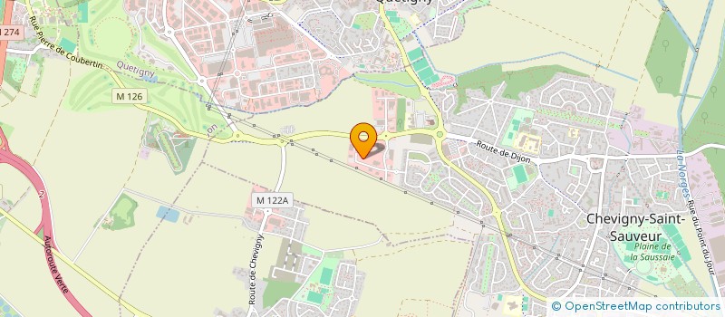 localisation de l'entreprise SCCV ENTZHEIM FOR 2025  CHEVIGNY-SAINT-SAUVEUR