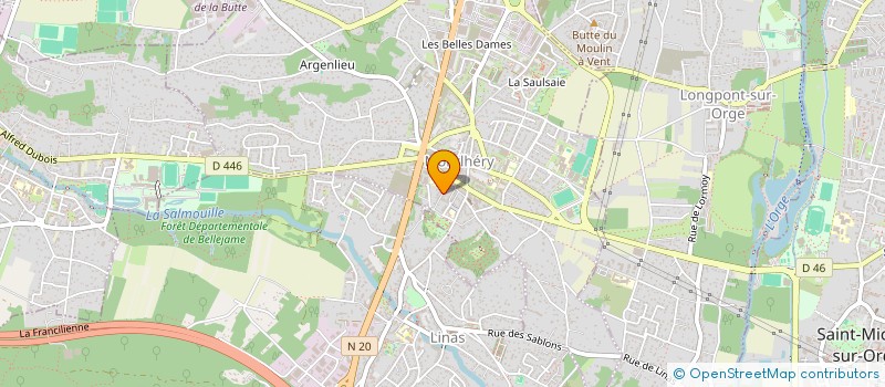 localisation de l'entreprise SCCV EOLE à MONTLHERY