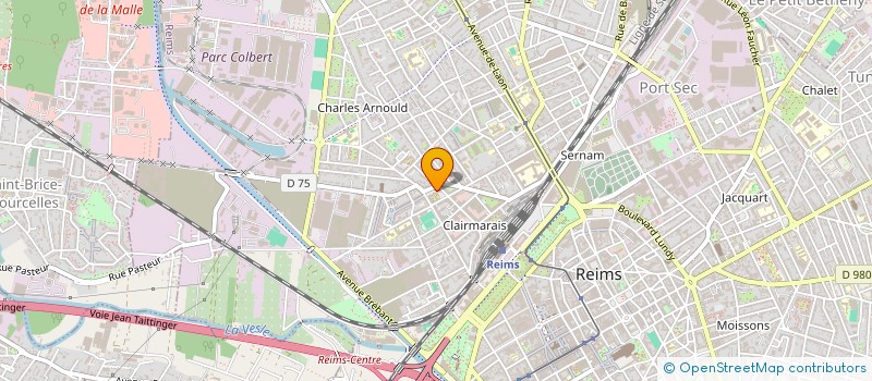 localisation de l'entreprise SCCV ERNEST LEFEVRE à REIMS
