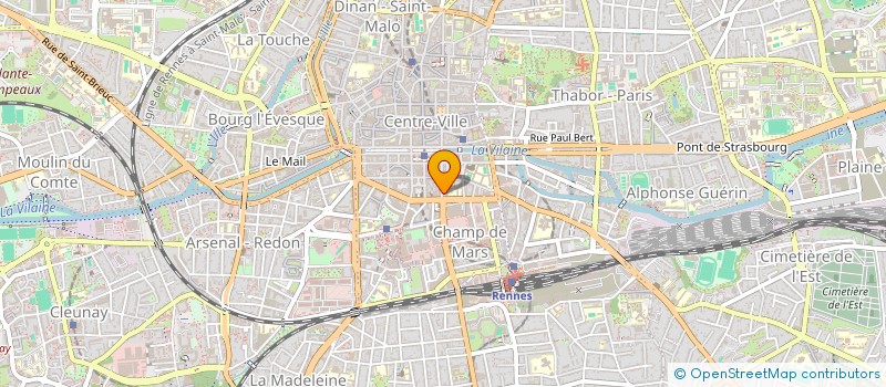 localisation de l'entreprise SCCV ERNEST RENAN à RENNES