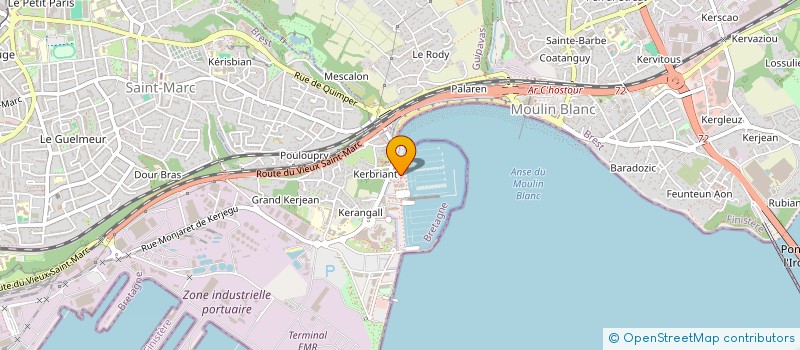 localisation de l'entreprise SCCV ESPACE GALAXIE à BREST