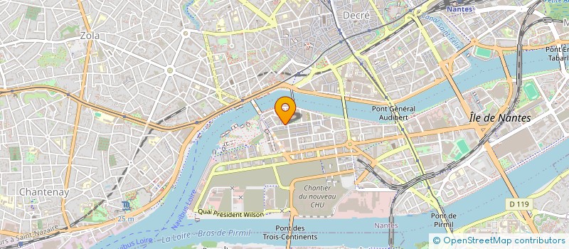 localisation de l'entreprise SCCV EURONANTES 1E à NANTES