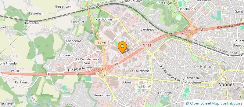 localisation de l'entreprise SCCV EVIDENCE à VANNES