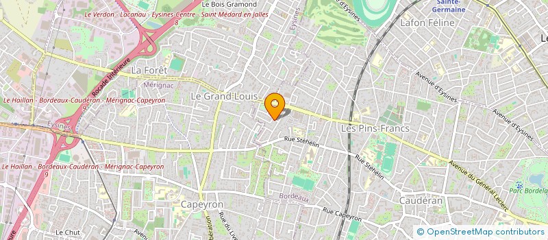 localisation de l'entreprise SCCV EYGUIROZ à BORDEAUX