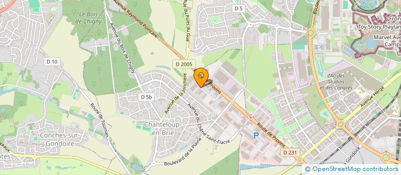 localisation de l'entreprise SCCV FACTORY PARK  LAGNY-SUR-MARNE