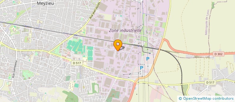 localisation de l'entreprise SCCV FALZAN  MEYZIEU