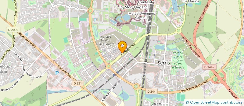 localisation de l'entreprise SCCV FIFAX - ARCUEIL III  CHESSY