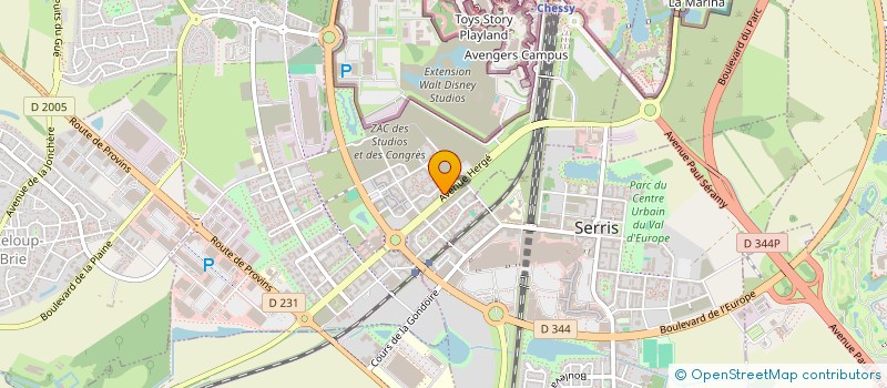 localisation de l'entreprise SCCV FIFAX - LAGNY IV  CHESSY