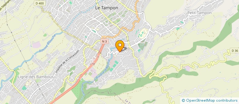 localisation de l'entreprise SCCV FLEURS DE LAVANDE  LE TAMPON