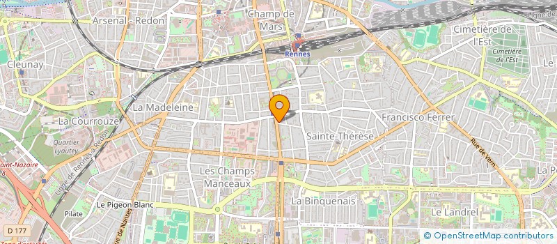 localisation de l'entreprise SCCV FLORIDA à RENNES