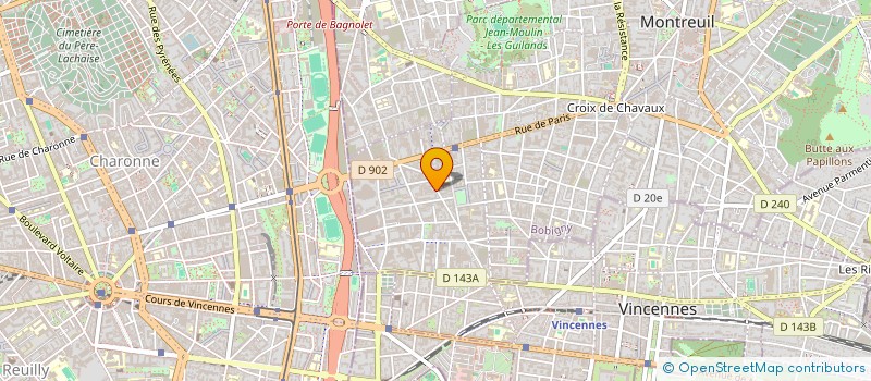 localisation de l'entreprise SCCV FONTENAY ILOT BARBE à MONTREUIL