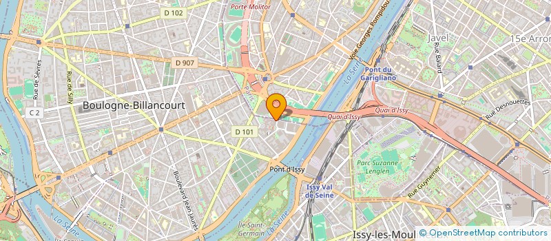 localisation de l'entreprise SCCV FRANCE TERRE MONTLHERY 2 à BOULOGNE-BILLANCOURT