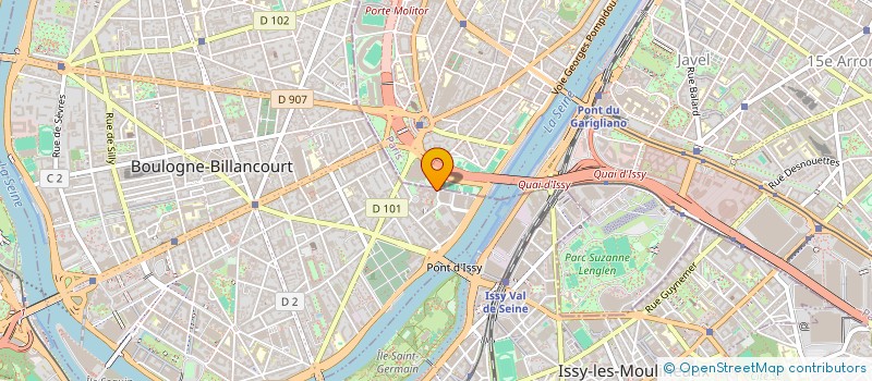 localisation de l'entreprise SCCV FRANCE TERRE OULLINS à BOULOGNE-BILLANCOURT