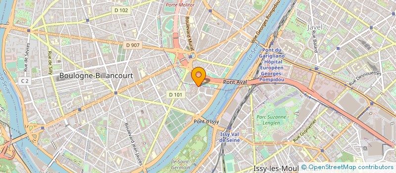 localisation de l'entreprise SCCV FRANCE TERRE VILLA TOSCANE à BOULOGNE-BILLANCOURT