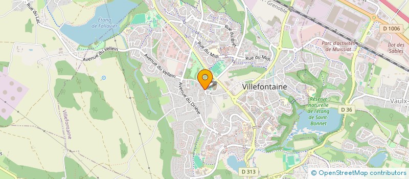 localisation de l'entreprise SCCV FRONTONAS CENTRE BOURG 2  VILLEFONTAINE