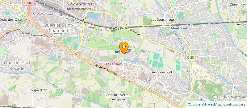 localisation de l'entreprise SCCV GAILLARD  AVIGNON