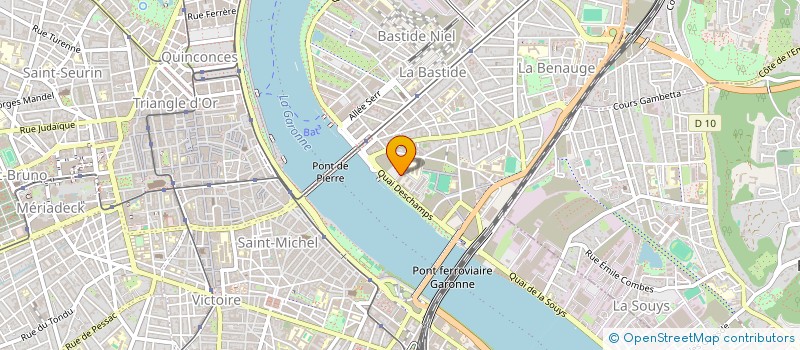 localisation de l'entreprise SCCV GAMBETTA  BORDEAUX