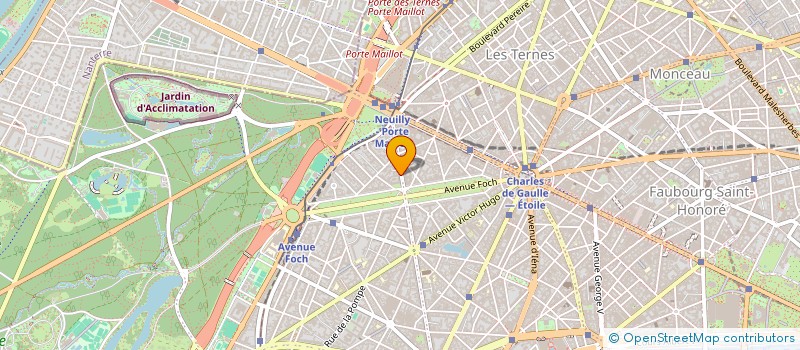 localisation de l'entreprise SCCV GARCHES ROCHEBRUNE à PARIS
