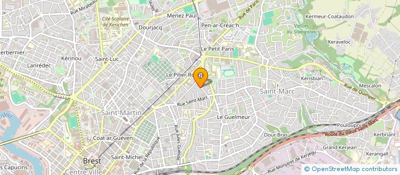 localisation de l'entreprise SCCV GEFIMMO à BREST