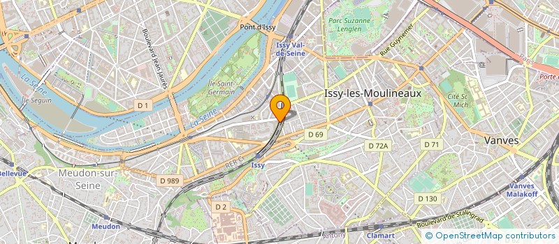 localisation de l'entreprise SCCV GENNEVILLIERS-BRENU à ISSY-LES-MOULINEAUX