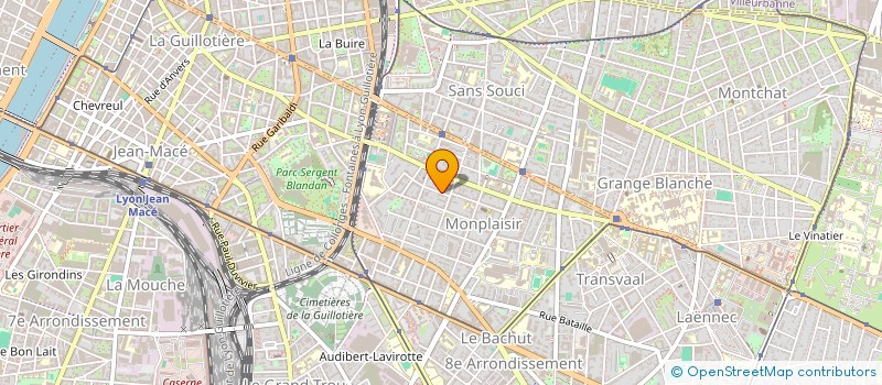 localisation de l'entreprise SCCV GLV CONSTRUCTION 21  LYON