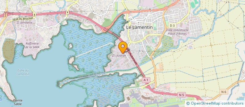 localisation de l'entreprise SCCV GNAUS à LE LAMENTIN