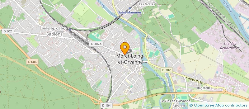 localisation de l'entreprise SCCV GOLFE 1 à MORET-LOING-ET-ORVANNE
