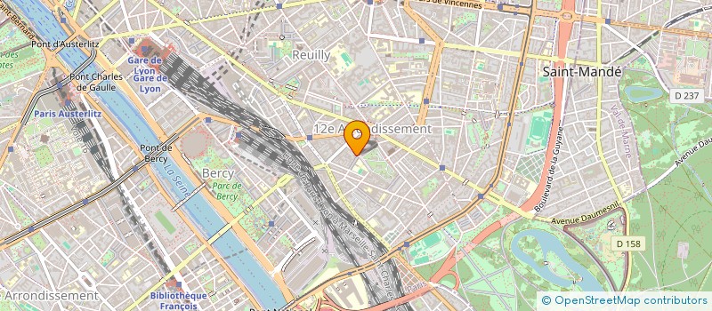 localisation de l'entreprise SCCV GOUGERES à PARIS