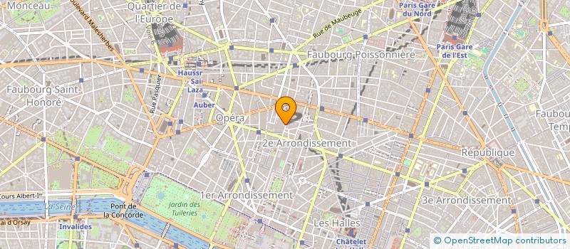 localisation de l'entreprise SCCV GOUSSAINVILLE - QUARTIER GARE à PARIS