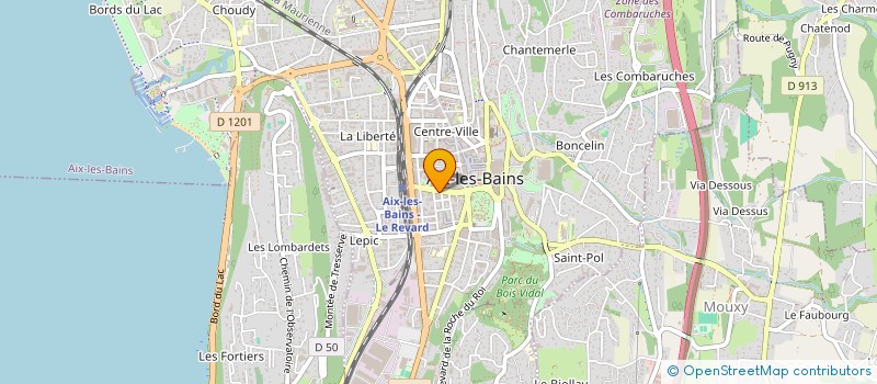 localisation de l'entreprise SCCV GRAND'R  AIX-LES-BAINS