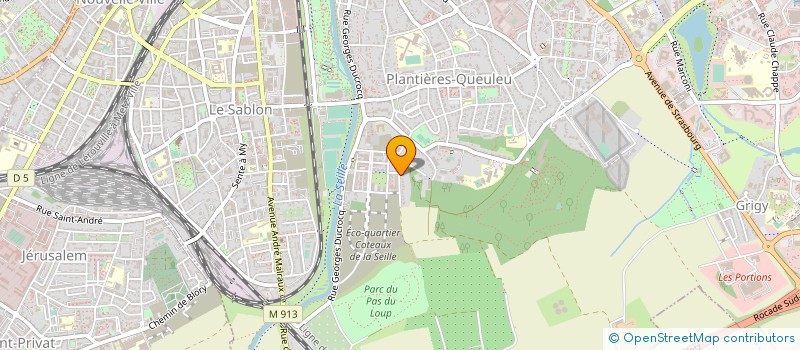 localisation de l'entreprise SCCV GRANDWAD  METZ